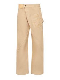 Pantalon taille basse torsadé - Flax