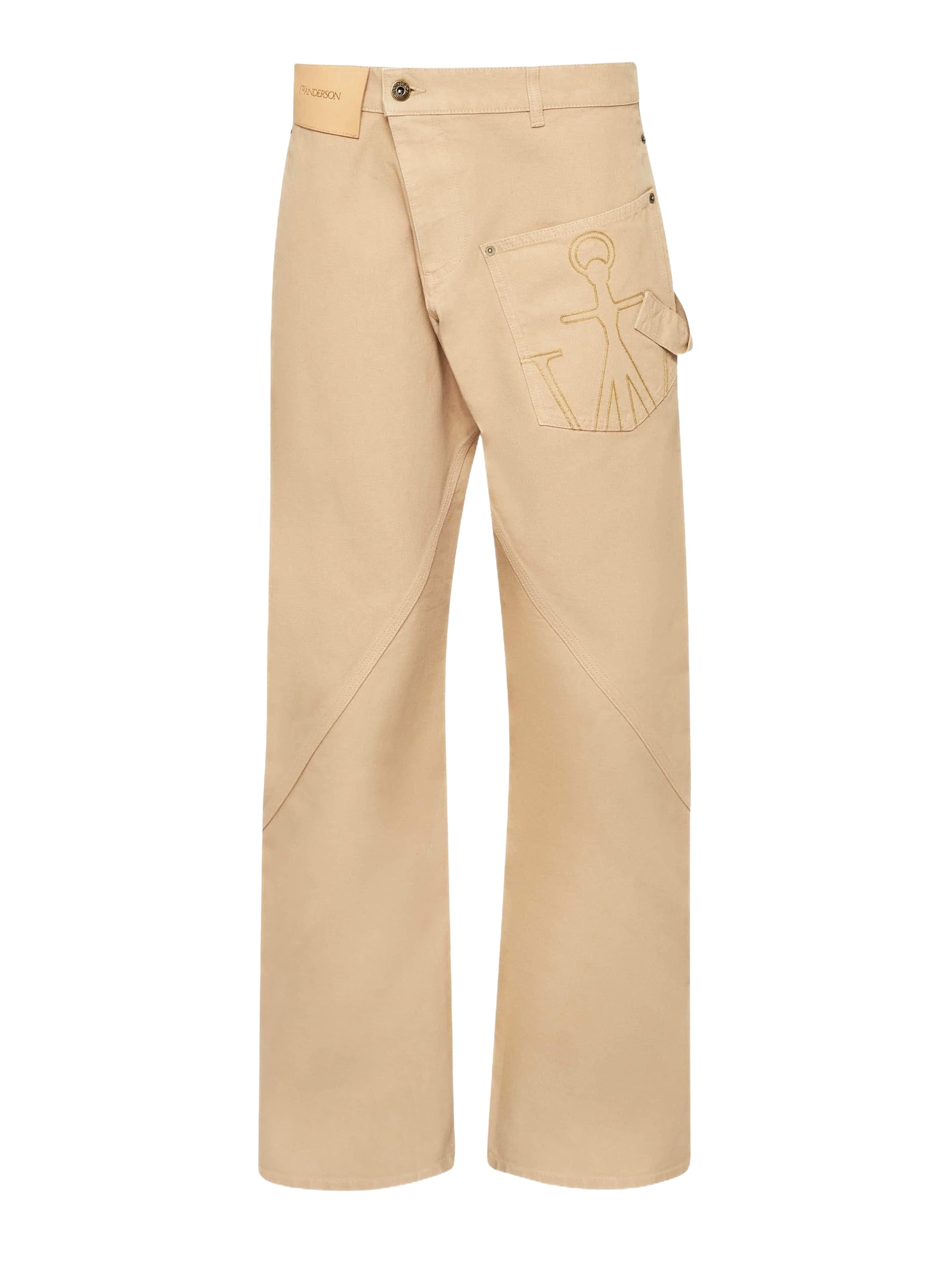 Pantalon taille basse torsadé - Flax