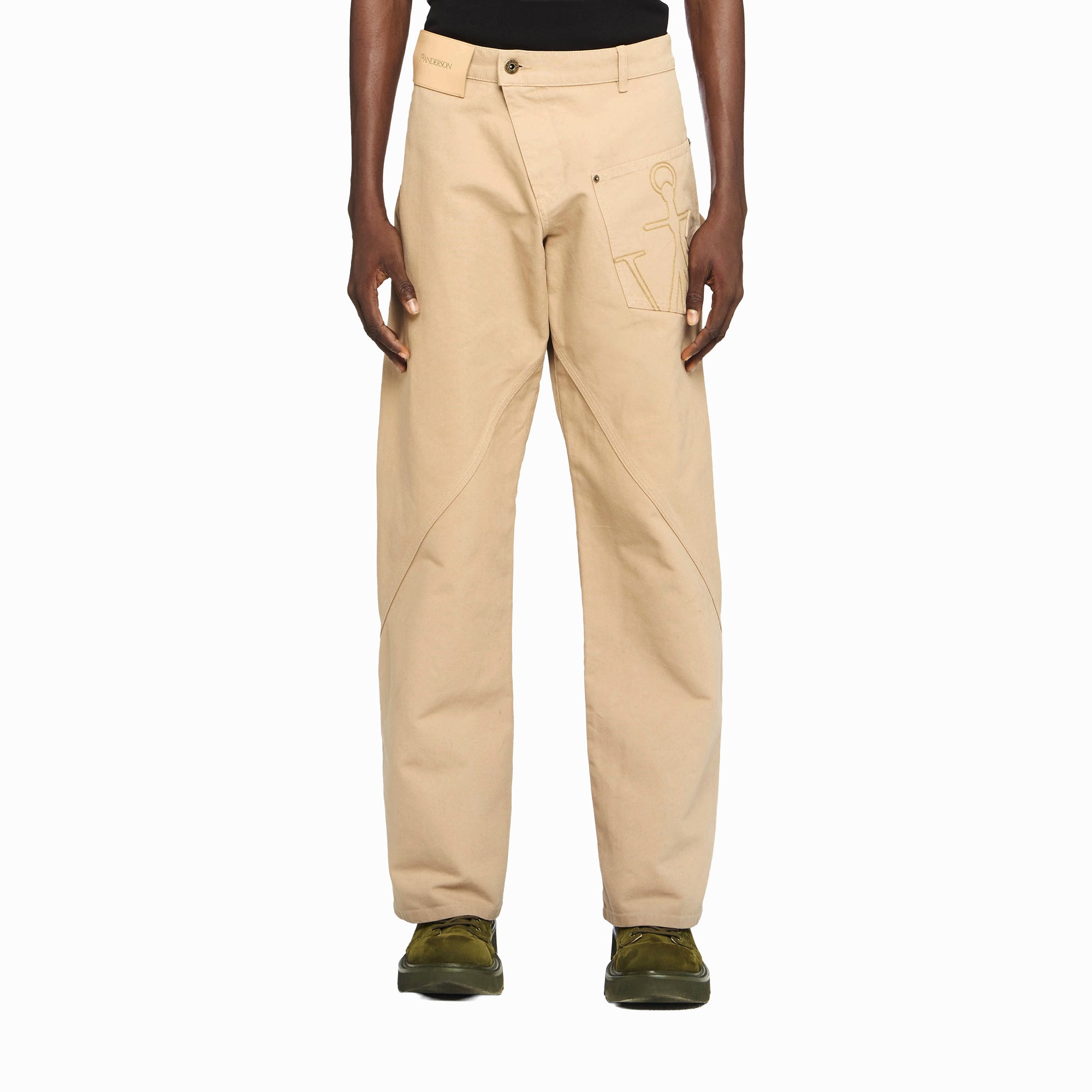 Pantalon De Travail Twisted - Flax