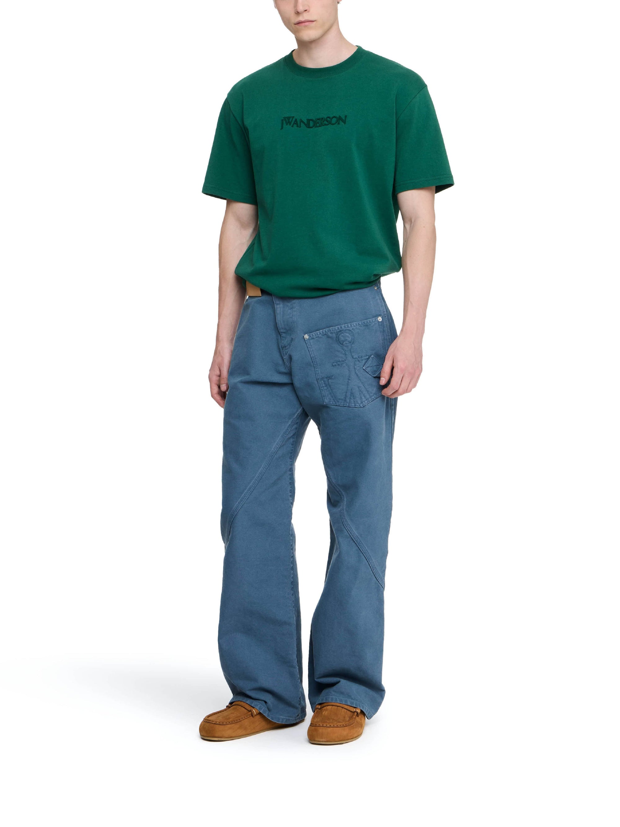 Pantalon à coutures torsadées - Steel Blue