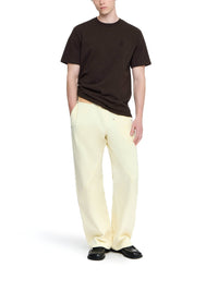 Twisted silhouette trousers - Lemon