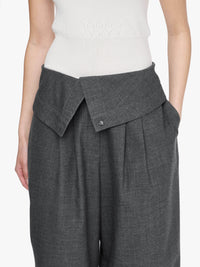 Pantalon À Virgules - Charcoal Melange