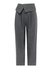 Pantalon À Virgules - Charcoal Melange