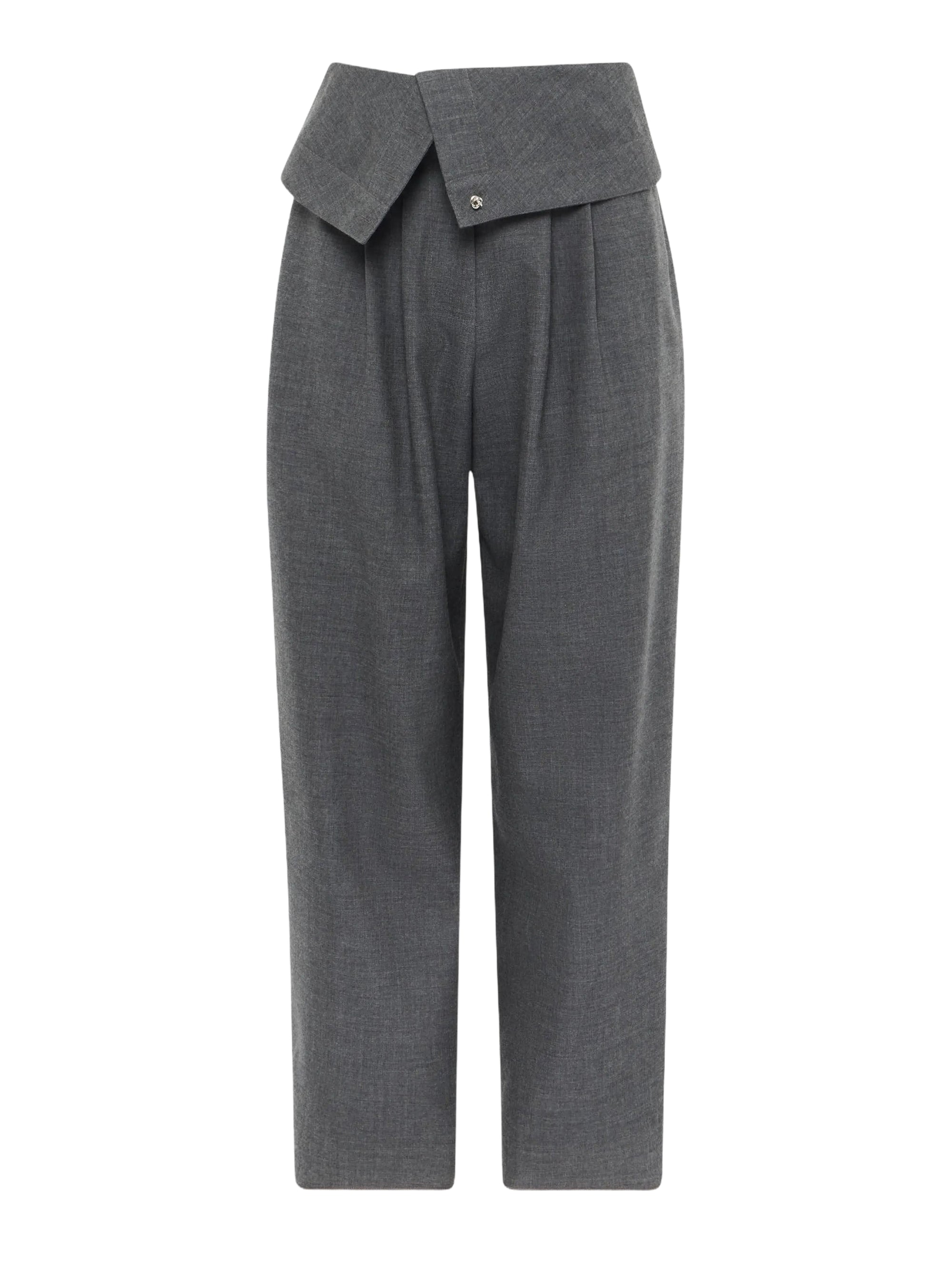 Pantalon À Virgules - Charcoal Melange