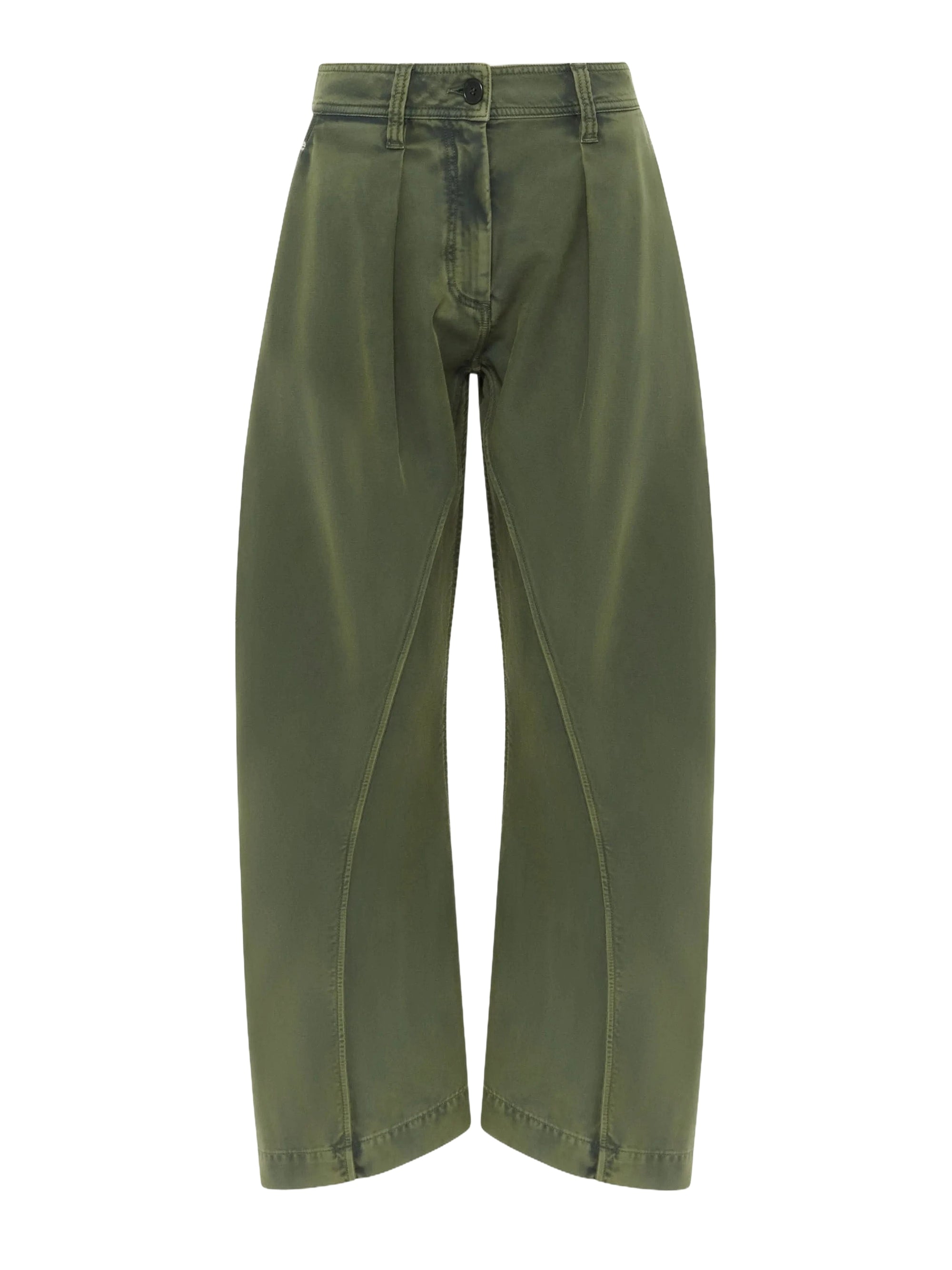 Pantalon à coutures torsadées - Olive