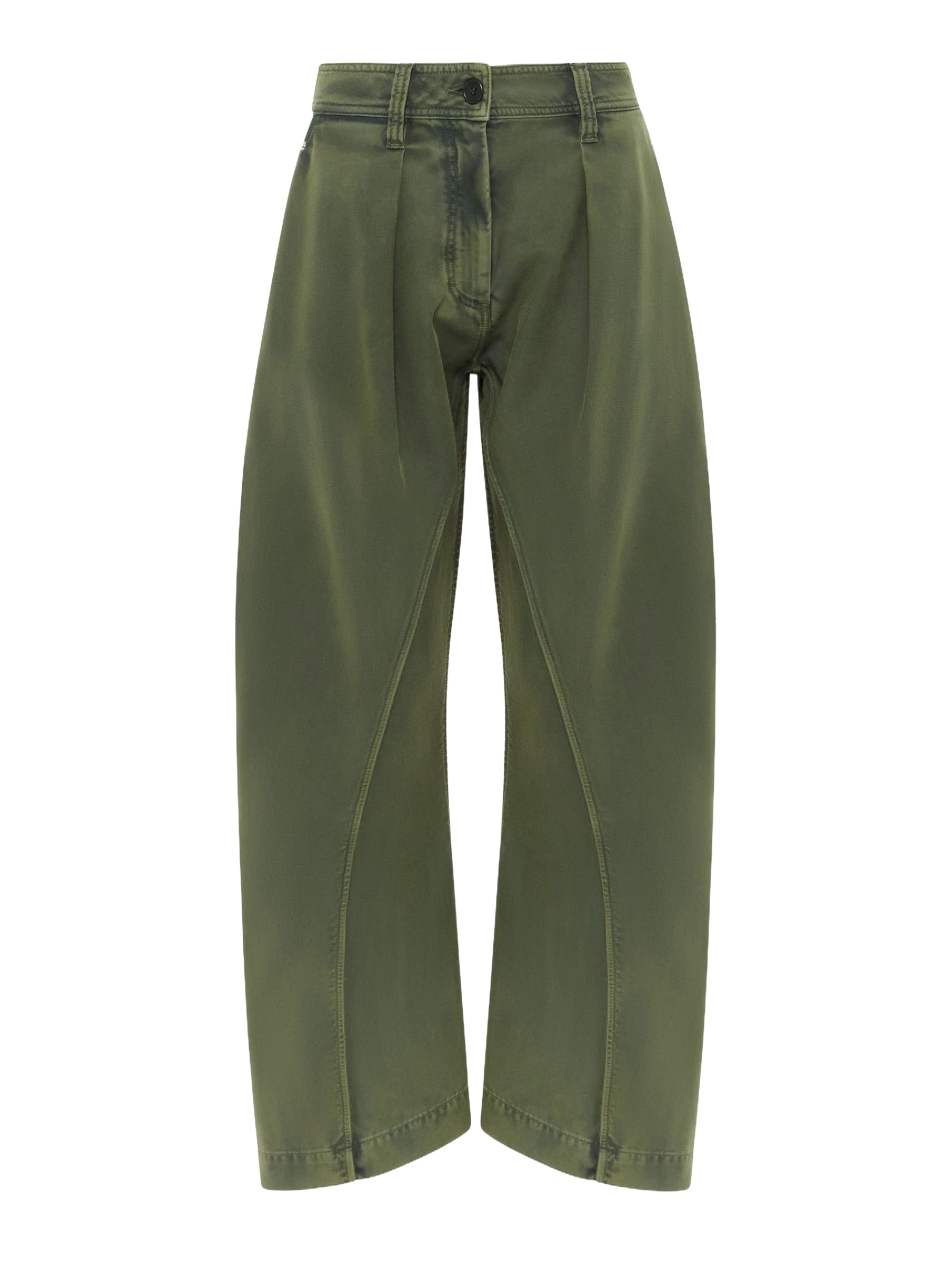 Pantalon à coutures torsadées - Olive
