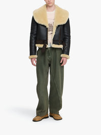 Pantalon À Coutures Torsadées - Olive
