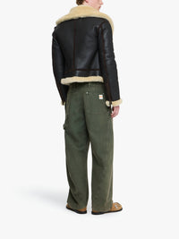 Pantalon À Coutures Torsadées - Olive