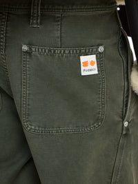 Pantalon À Coutures Torsadées - Olive