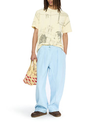 Pantalon à coutures torsadées - Pale Blue