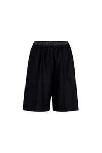Bermuda en laine - Noir