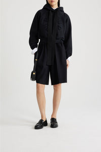 Bermuda en laine - Noir