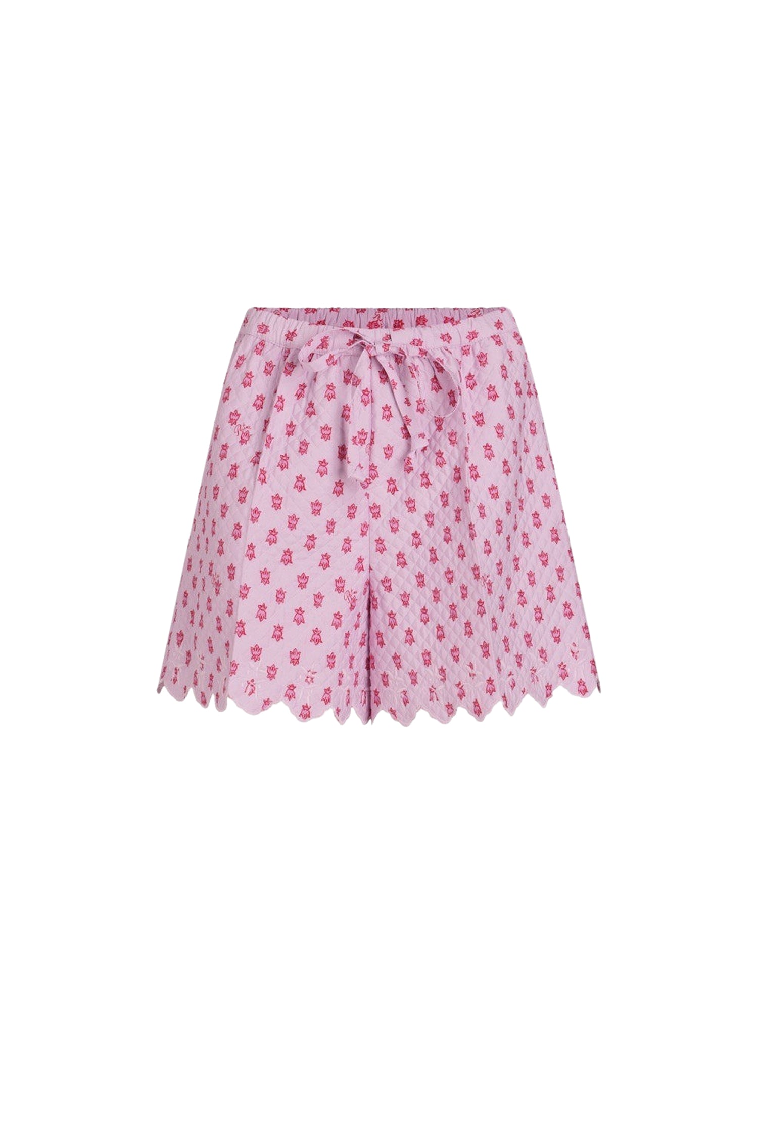Quilted javanese shorts - Pink