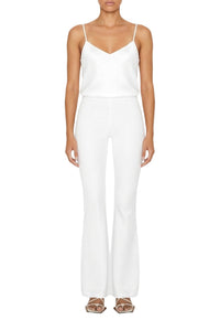 Flared Trousers - White