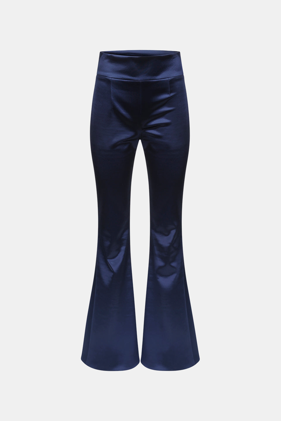 Carved satin trousers - Blue Moon