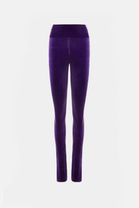 Pat Velvet Leggings - Purple