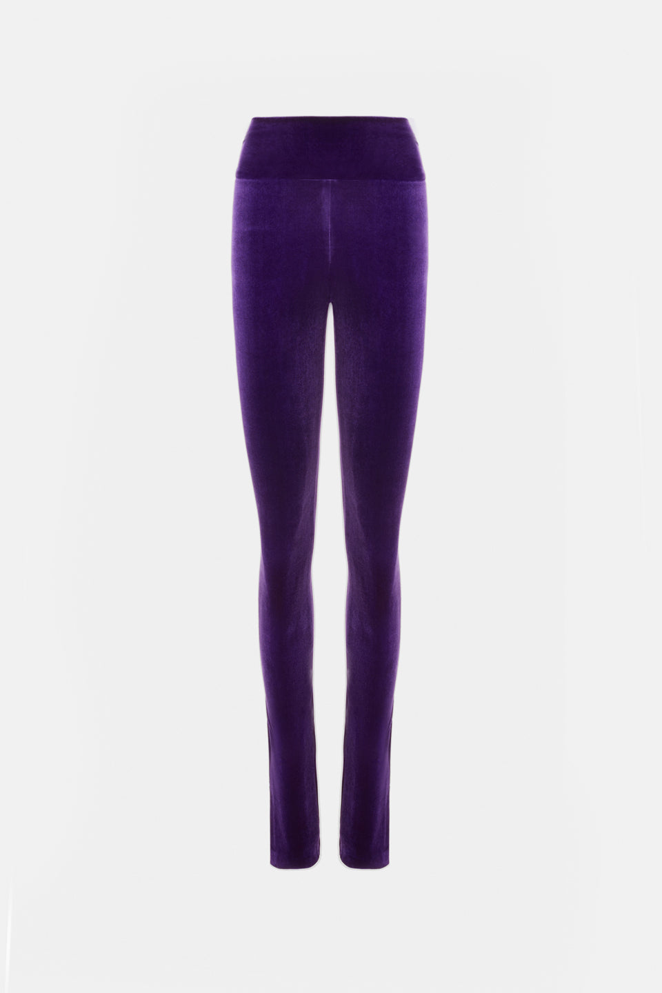 Pat Velvet Leggings - Purple