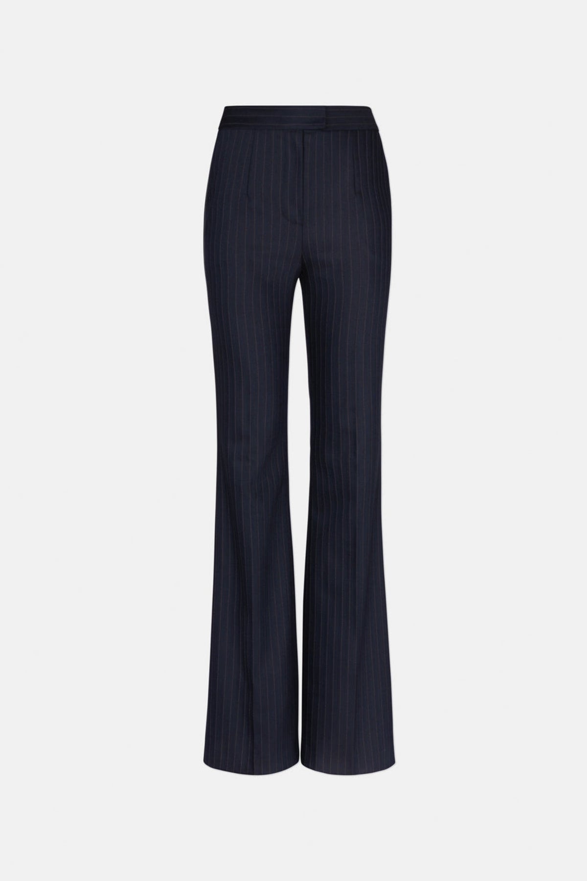 Boyfriend Trousers - Midnight & Creme Pinstripe