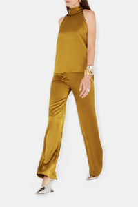Pantalon Sister Moon en satin - Toffee