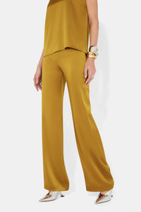 Pantalon Sister Moon en satin - Toffee