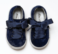 Baskets en daim - Marine