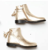 Leather boots - Gold