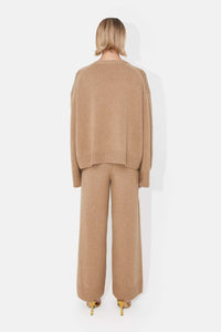 Theia Cashmere Trousers - Camel