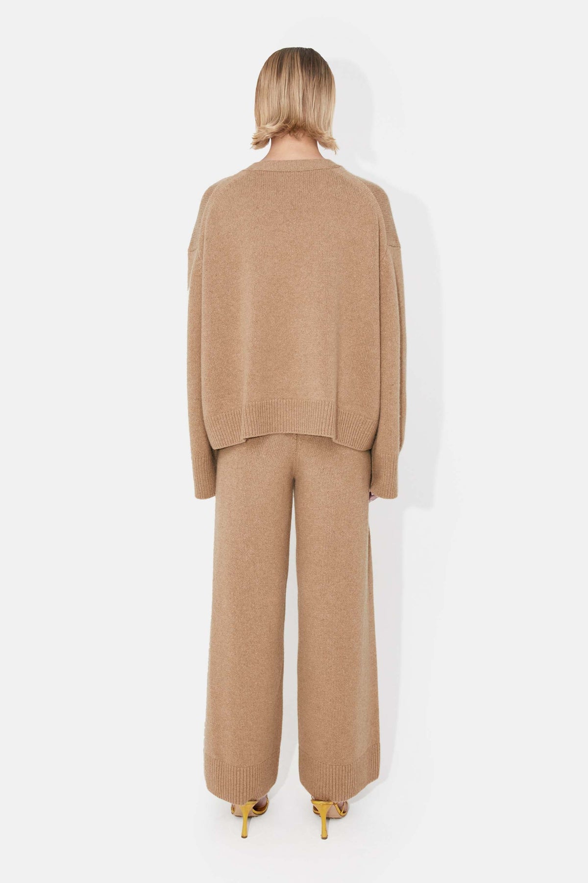 Theia Cashmere Trousers - Camel