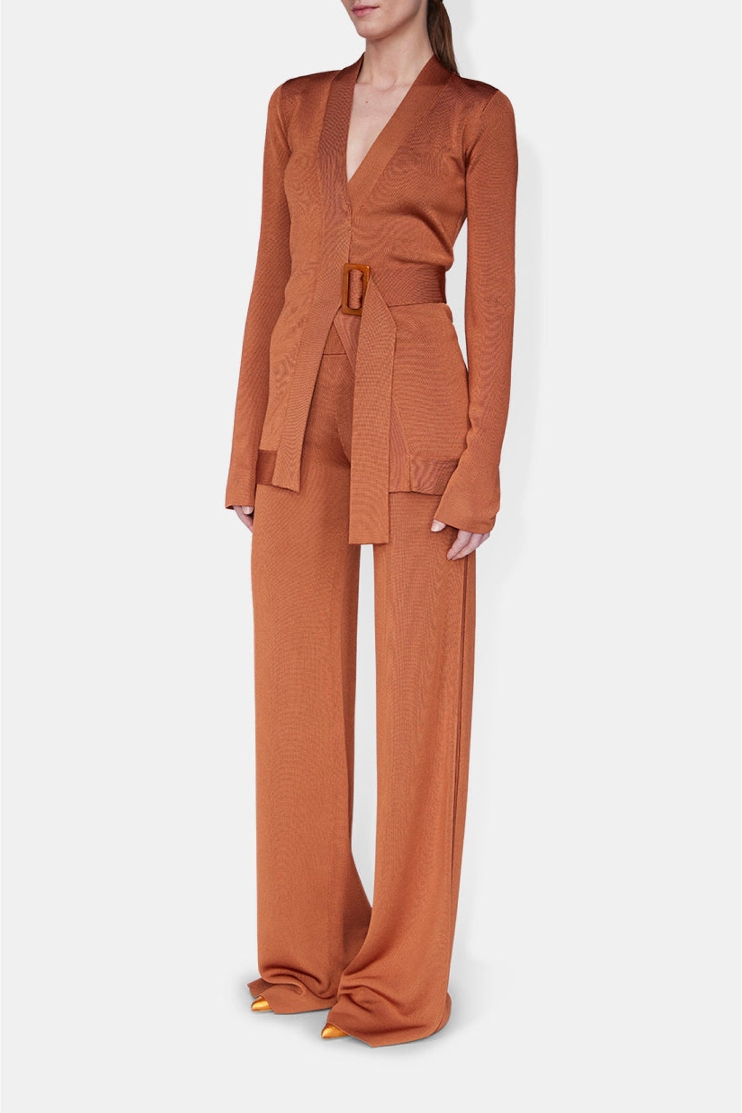 Garten baggy trousers - Brandy
