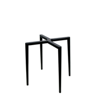 Solid wood folding tray support - Black