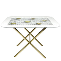 Brass folding tray support - Brass