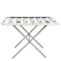 Foldable tray support - Nickel