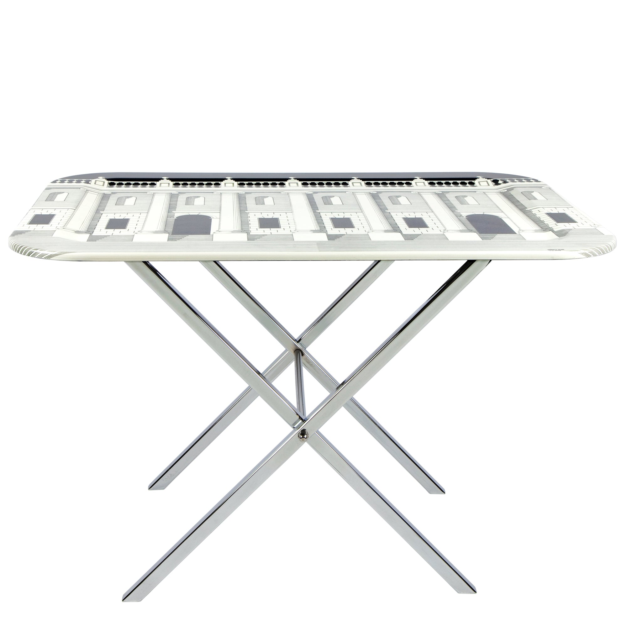 Foldable tray support - Nickel