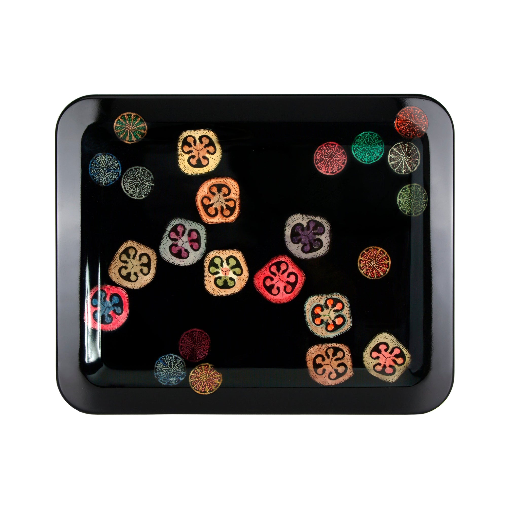 Astratti tray - Black & White