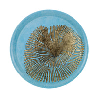 Madrepora tray - Gold & Blue
