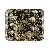 Piccolo Coromandel tray - Gold & Black