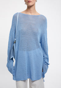 Pull Trish allongé - Blue