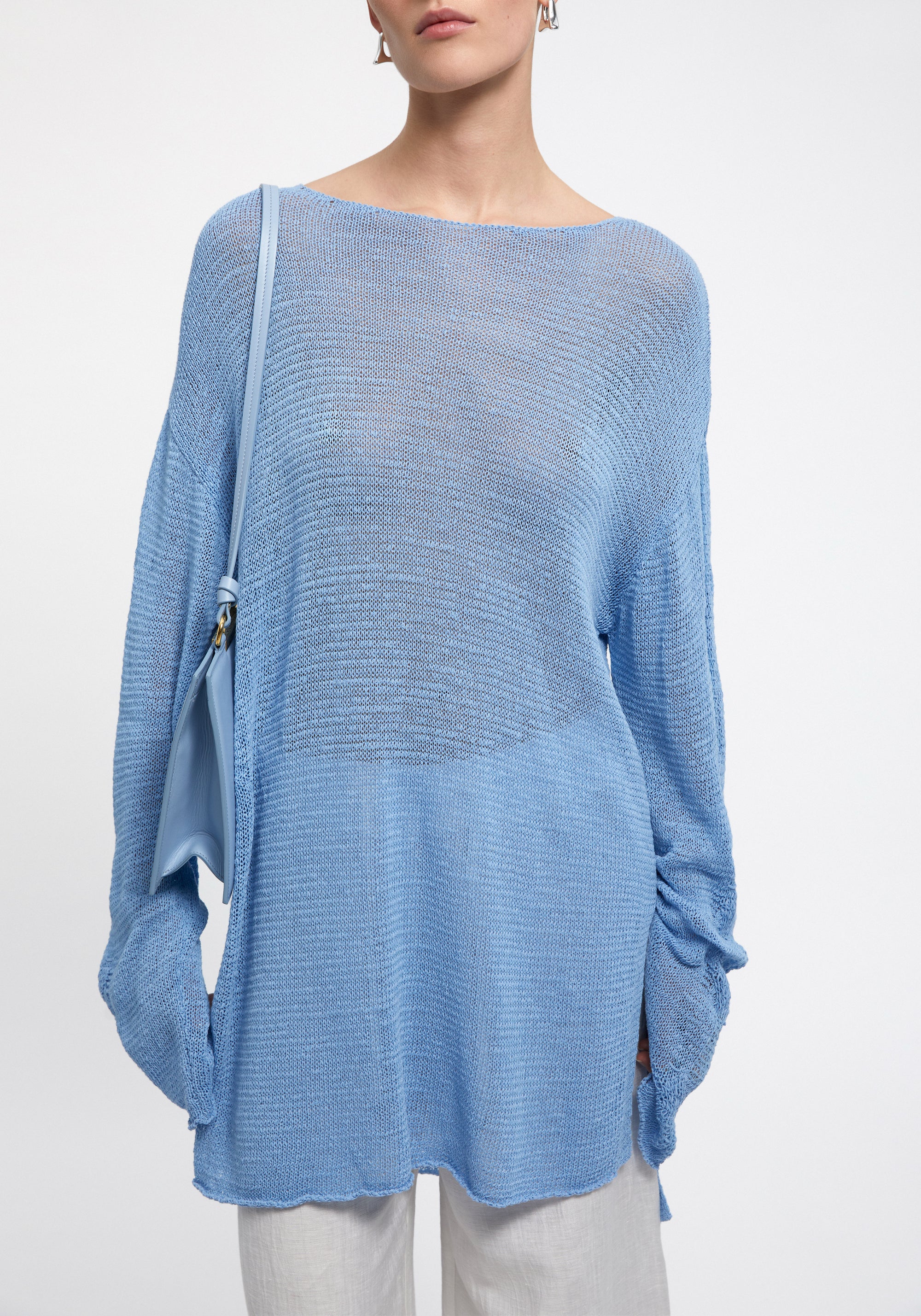 Pull Trish allongé - Blue