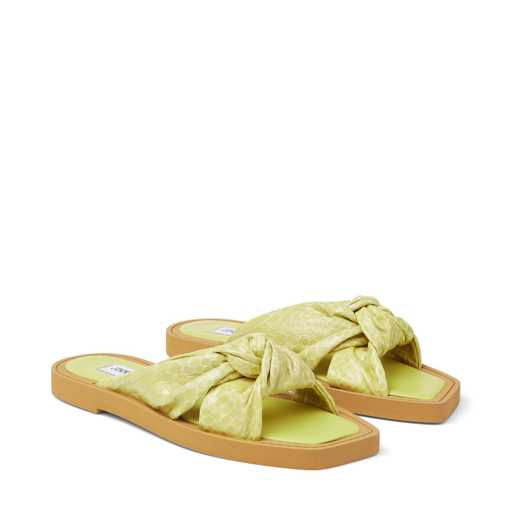 Tropica flat sandals in leather - Sunbleached