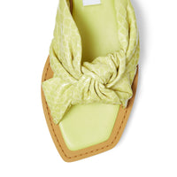 Tropica flat sandals in leather - Sunbleached