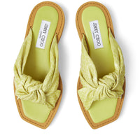 Tropica flat sandals in leather - Sunbleached