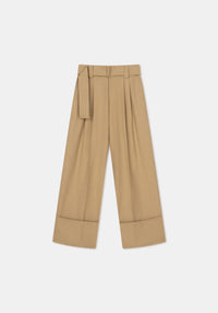 Pantalon Trudi à revers larges - Dune