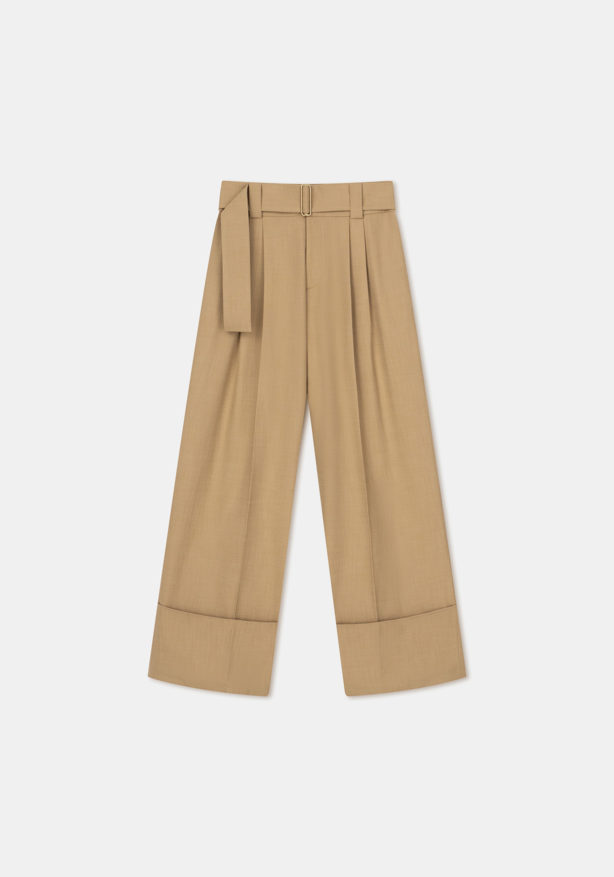 Pantalon Trudi à revers larges - Dune