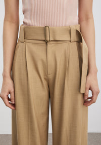 Pantalon Trudi à revers larges - Dune