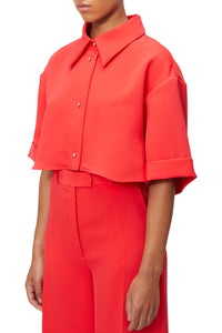 Chemise courte ample - Red