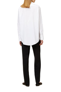 Chemise avec patchs brodés - White