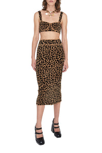 Freya Leopard Skirt - Leopard