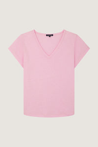 ROSE _ Tee-Shirt Dominique en coton - Rose