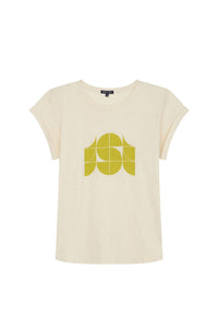 ECRU TSHIRT MANCHES COURTES VALENTIN