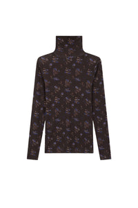 PRUNE/BLEU TSHIRT MANCHES LONGUES HARPER